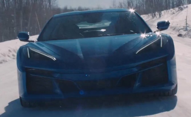 Chevrolet Teases Hybrid Corvette E-Ray; Production Model To Debut January 17