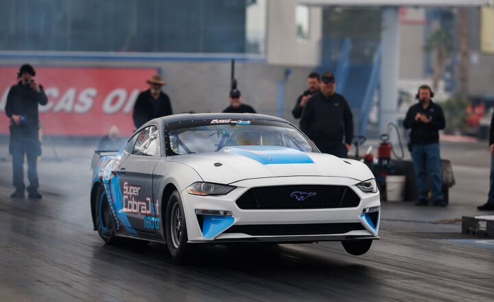 Ford Mustang Supra Cobra Jet 1800 Is Going For An NHRA EV World Record