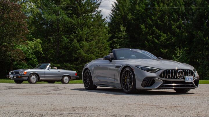 Now and Then: 2023 Mercedes-AMG SL 63 Meets 1987 Mercedes-Benz 560 SL