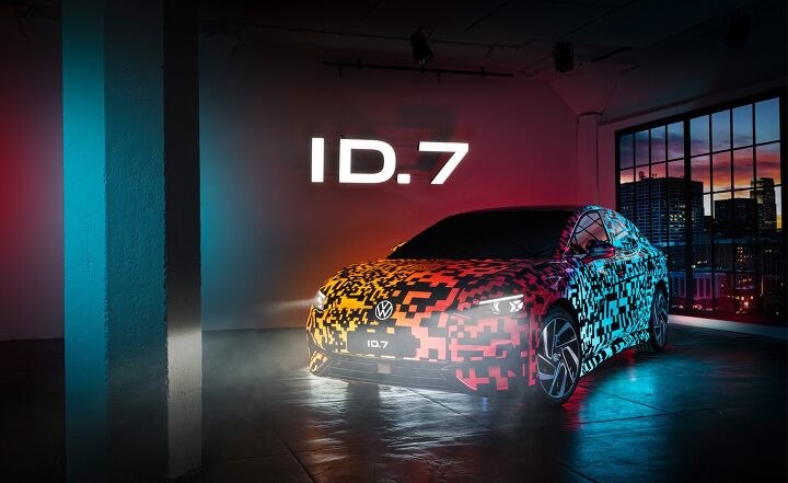 The Volkswagen ID.7 is an Aerodynamic, Camoflauged EV Sedan Debuting at CES 2023